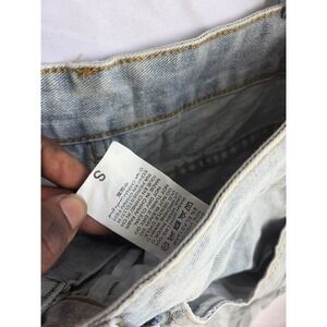Unbranded Jeans Men Blue Light Wash Straight Mid Rise Straight